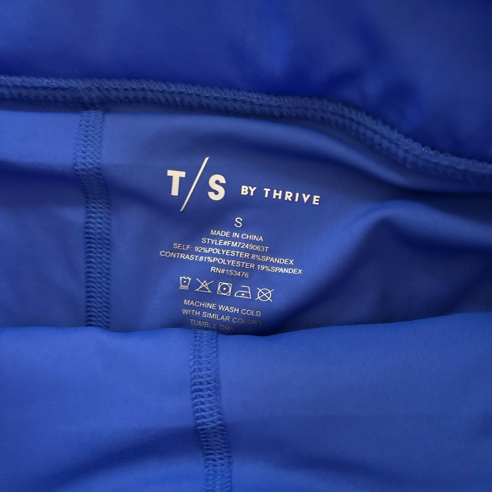 Thrive Blue Mini Skirt with stars